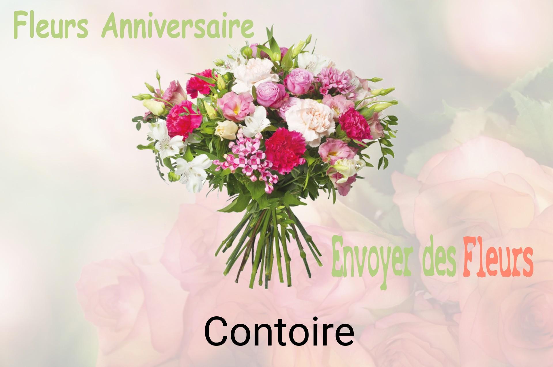 Bouquet de fleurs d’anniversaire livré à Contoire
